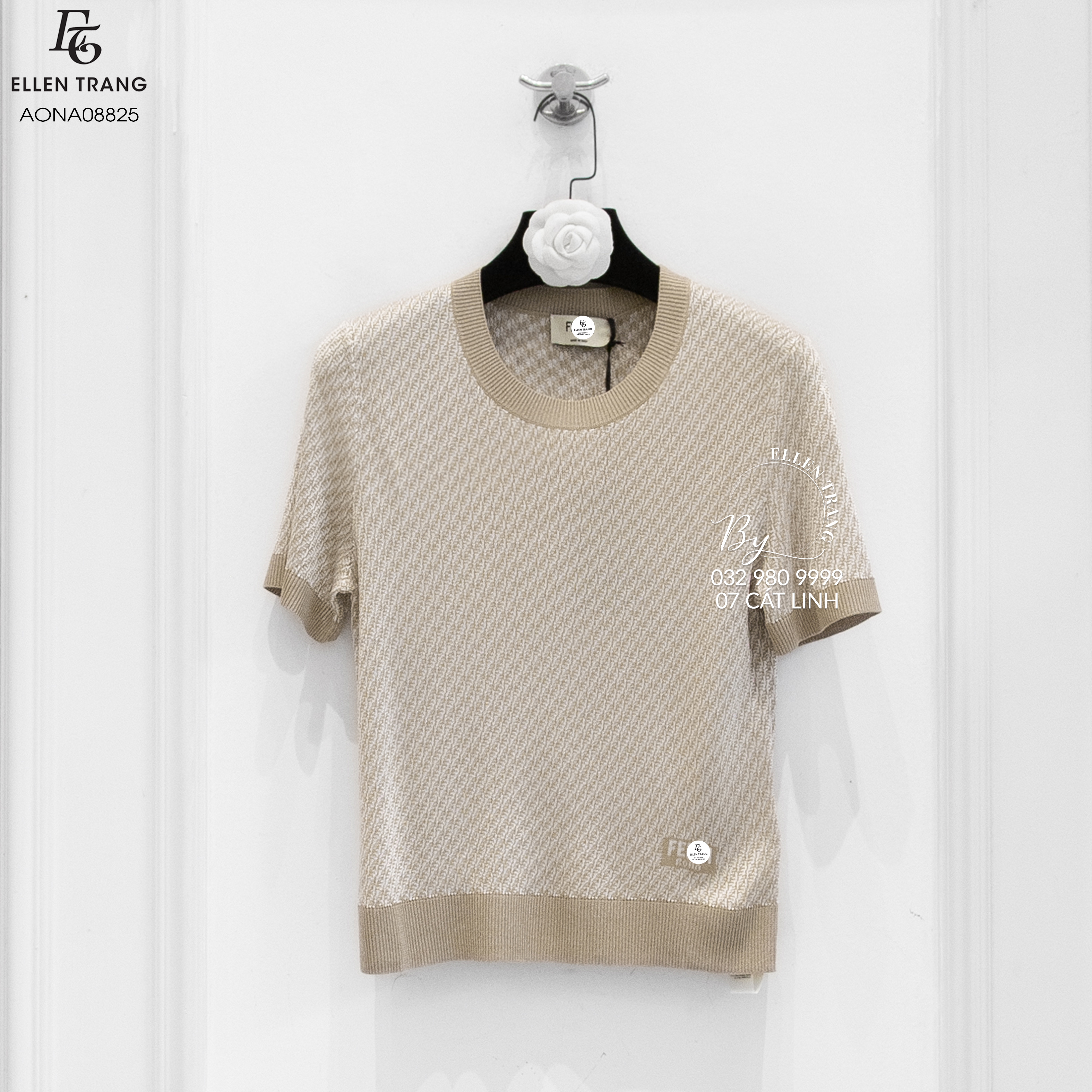 ÁO NÂU NHẠT FENDI