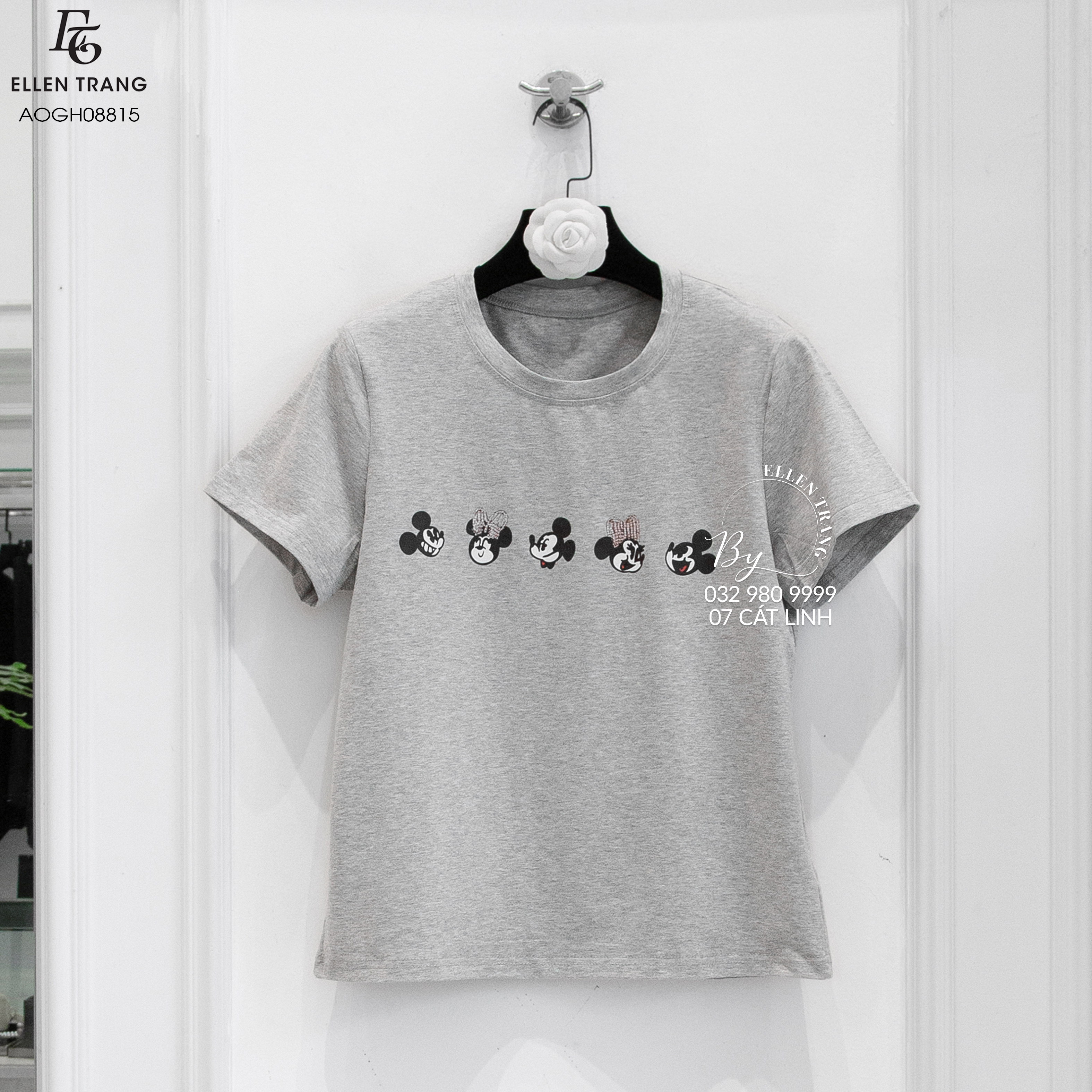 ÁO PHÔNG GHI HÌNH CHUỘT MICKEY
