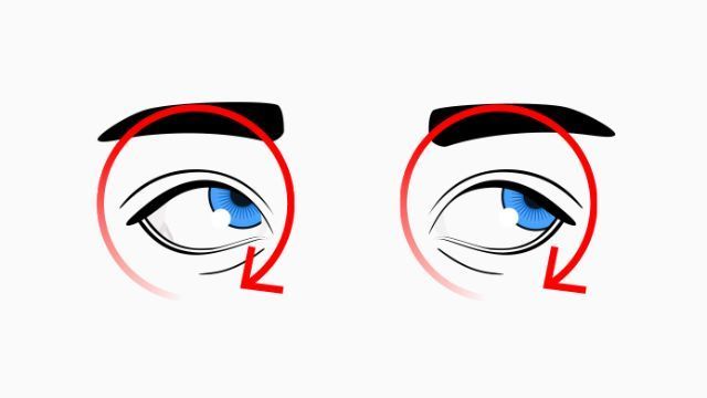 Bài tập đảo mắt xoay tròn