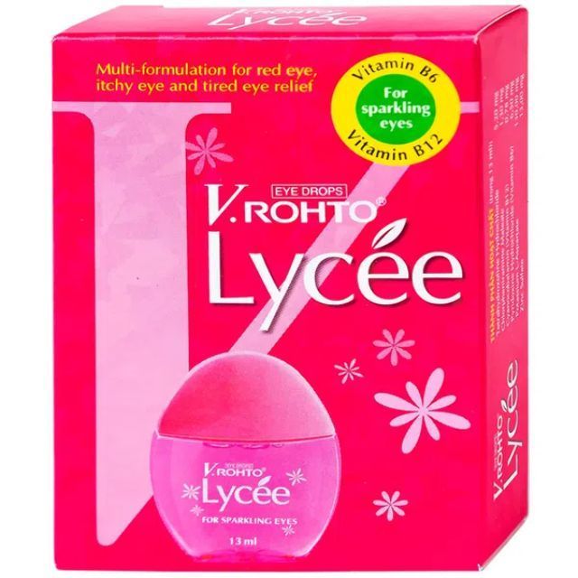 Thuốc nhỏ mắt Nhật Rohto Lycee