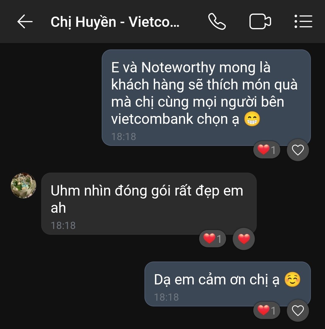 Feedback sổ tay doanh nghiệp Vietcombank