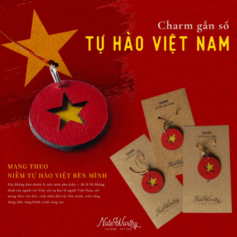 Charm Cờ đỏ sao vàng