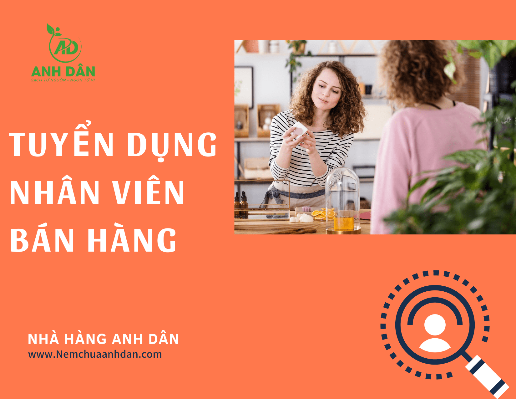 TUYỂN DỤNG NHÂN VIÊN BÁN HÀNG