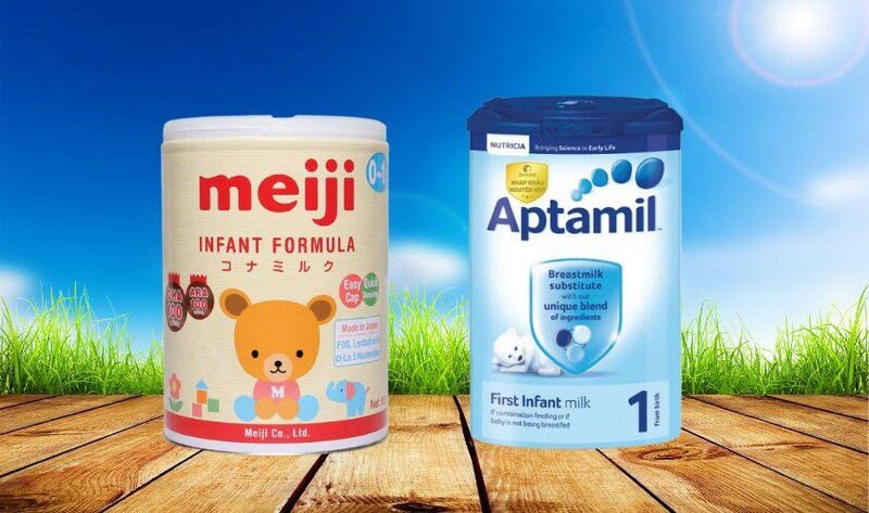 So sánh sữa Meiji và Aptamil Úc cho sự phát triển toàn diện của trẻ