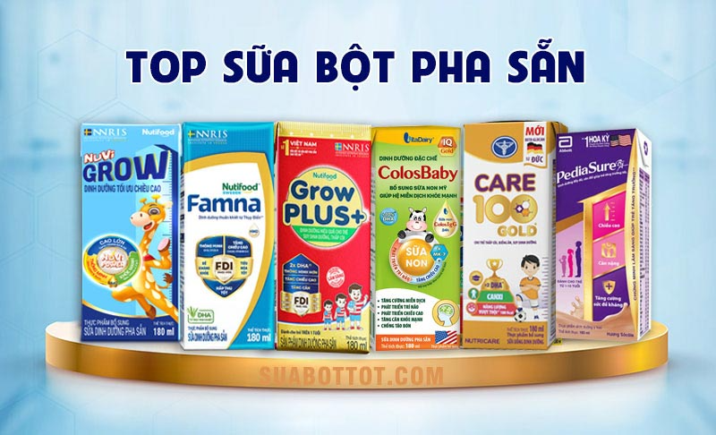 Những dòng sữa bột pha sẵn tốt nhất hiện tại