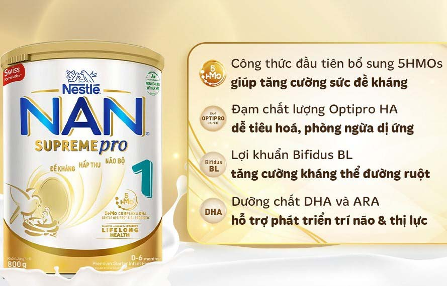 Sữa bột NAN Supremepro số 1