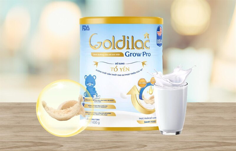 Sữa non tổ yến Goldilac Grow - Việt Nam