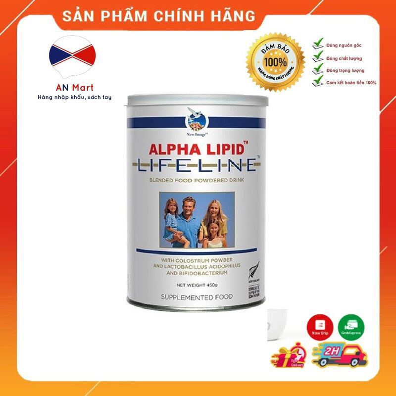 Sữa non Alpha Lipid Life Line - NewZealand 450g