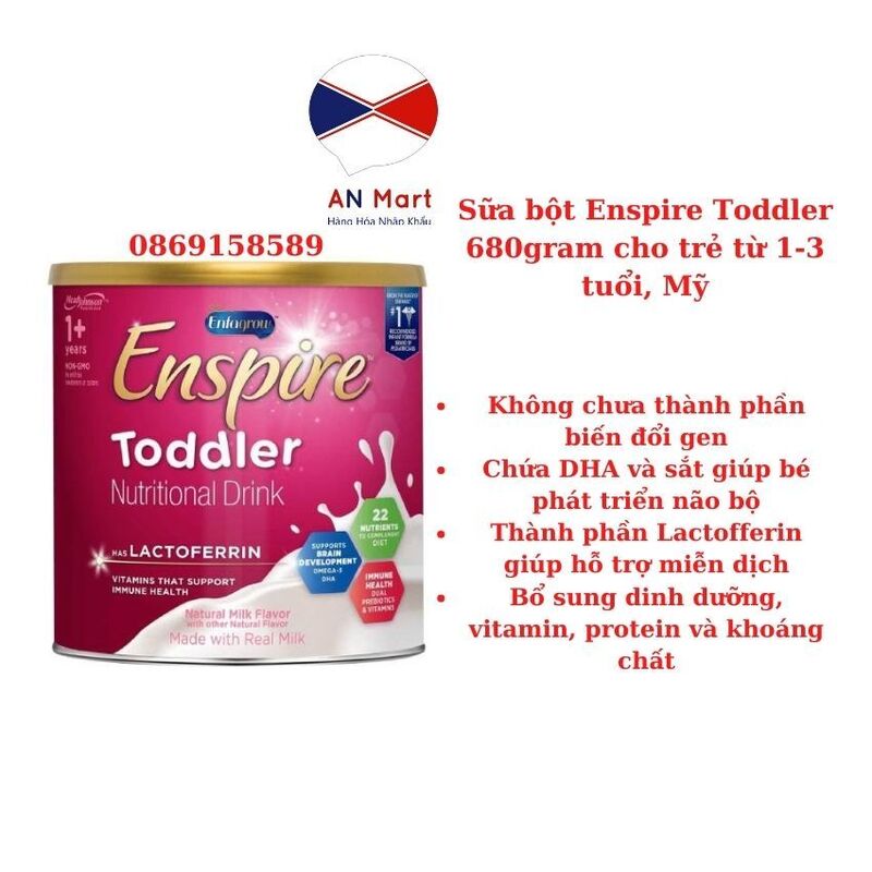 Sữa bột Enspire Toddler