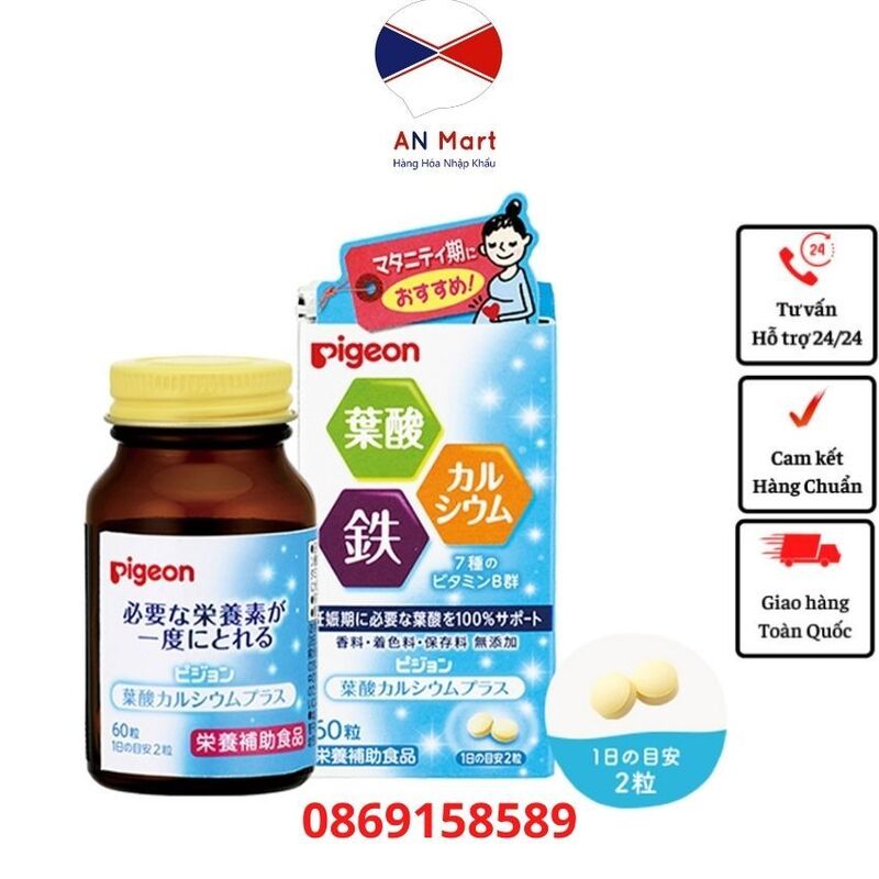 Vitamin tổng hợp cho bầu Pigeon