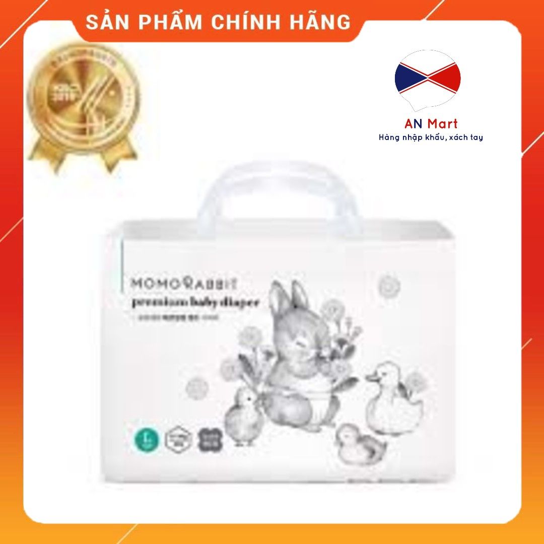 Bỉm Dán Momo Rabbit Nội Địa Hàn Size L40 Cho Bé Từ 9-14kg