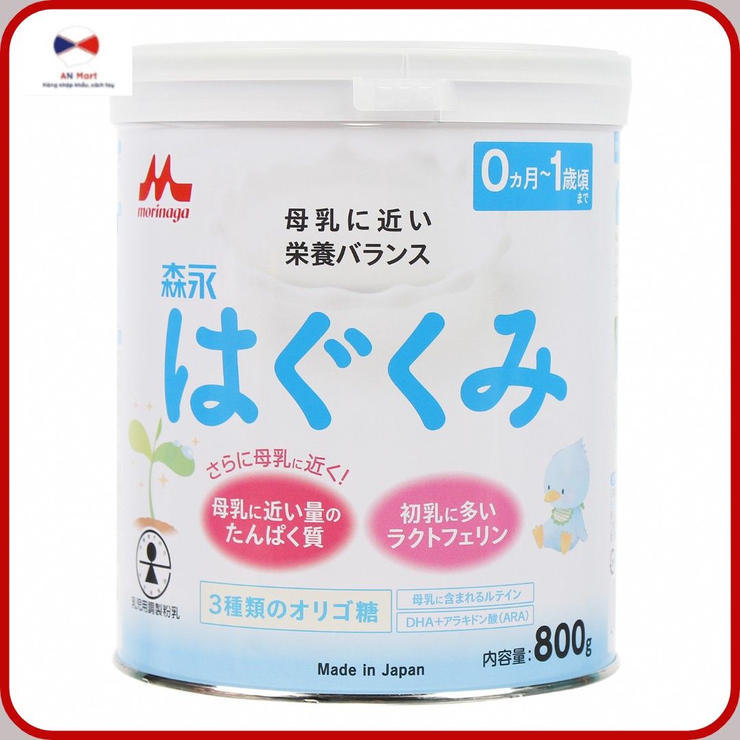 Sữa Morinaga số 0-12 tháng - Hàng Nội Địa Nhật 820gr