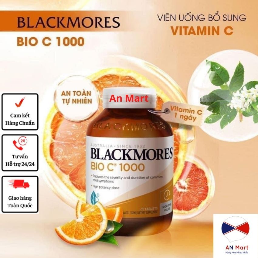 Blackmores Bio C bổ sung Vitamin C 1000mg Úc. Anmart