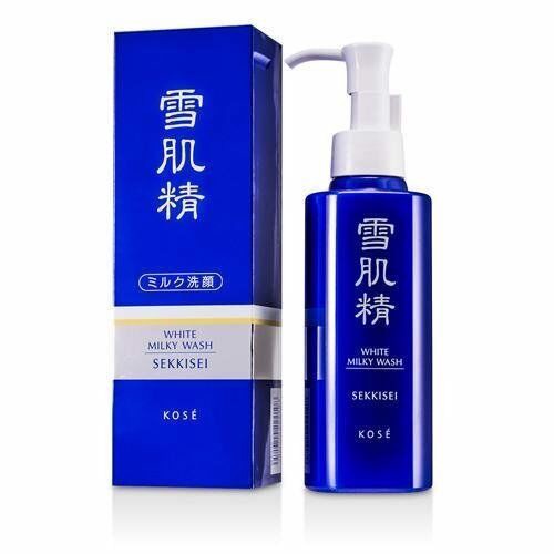 Sữa Rửa Mặt Chiết Xuất Từ Thảo Dược - Sekkisei White Milky Wash -Kose Xanh CC 140ml