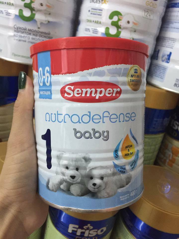 Sữa Semper Nutradefense Số 1 Của Nga, 400g