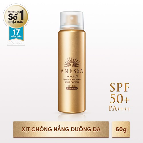 Xịt Chống Nắng Bảo Vệ Hoàn Hảo Anessa Perfect UV SPF50+, PA+ 60g