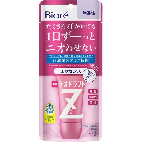 Lăn khử Mùi Bioré Deodorant Z Essence Unscented 30gr