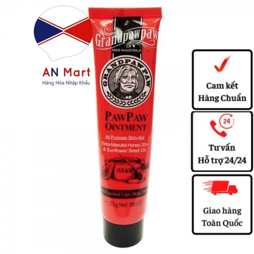 Kem đa năng Lucas Papaw Ointment 25g của Úc. An Mart