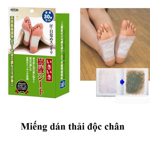 Miếng dán chân thải độc tố TO-PLAN Nhật Bản