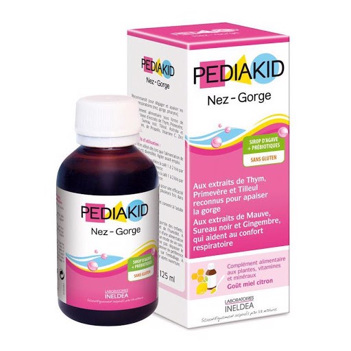 Vitamin Pediakid mũi họng 125 ml