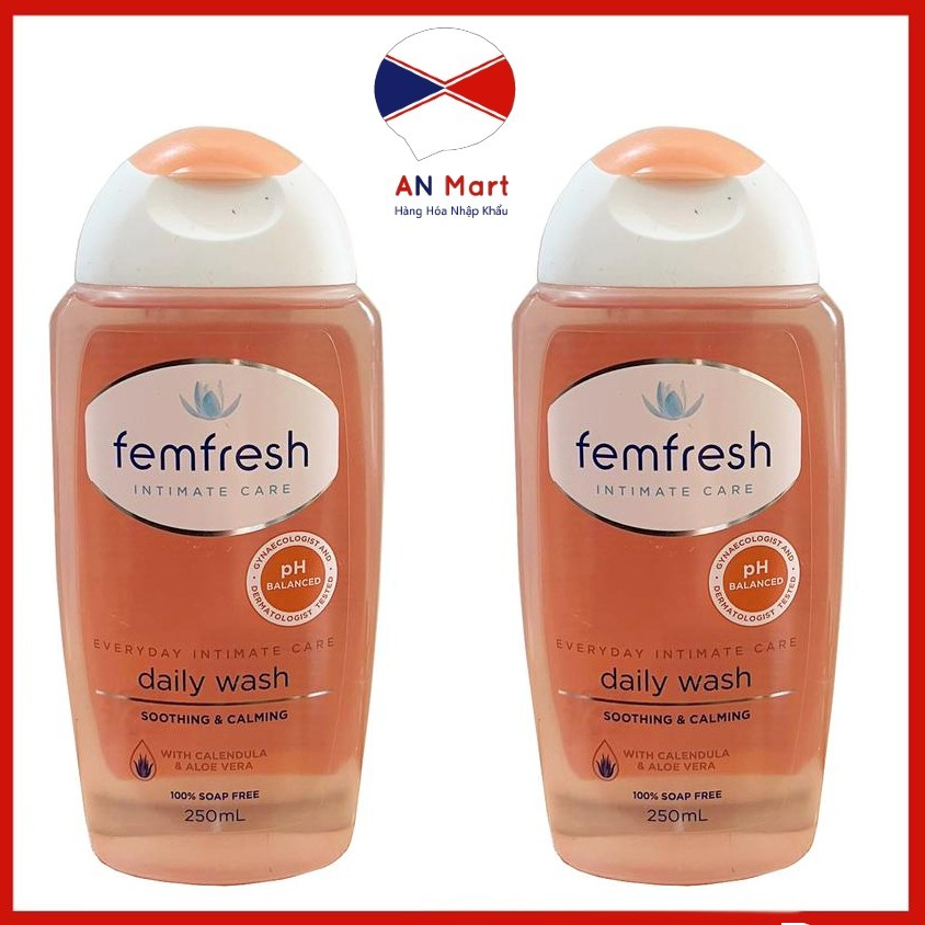 Dung dịch vệ sinh phụ nữ hàng ngày Femfresh 250ml, Úc. An Mart