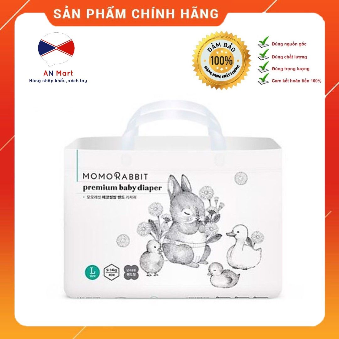 Bỉm Quần Momo Rabbit Nội Địa Hàn Size L28