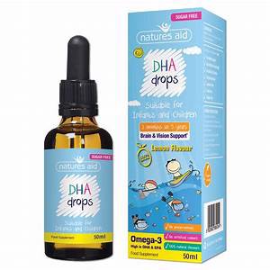 Dha dạng giọt Natures Aid Dha drop 3m-5y 50ml của Anh- An Mart