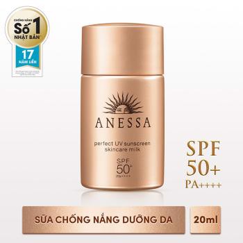 Sữa Kem chống nắng Anessa Perfect UV Sunscreen Skincare Milk 20ml