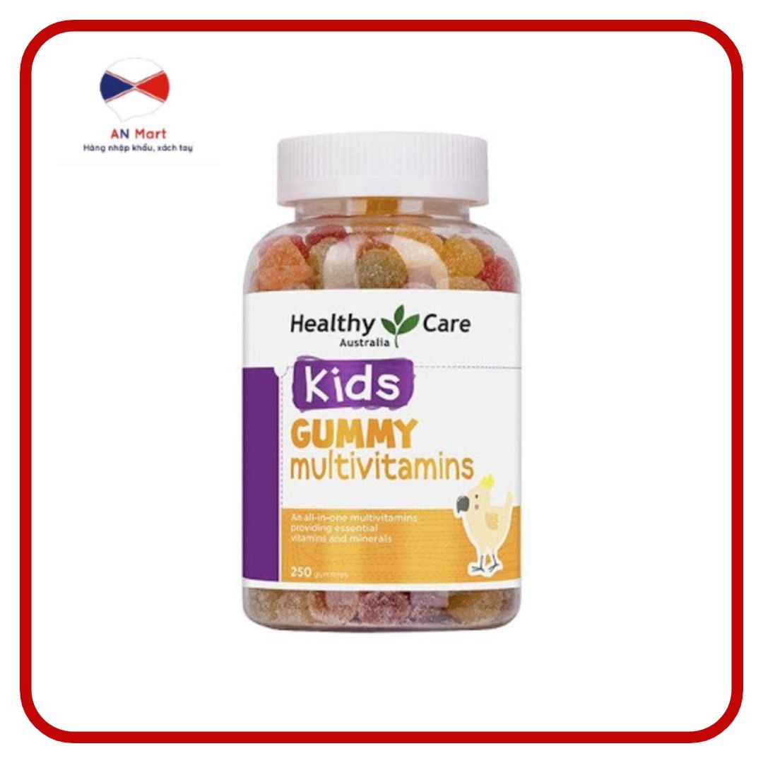 Kẹo dẻo Gummy Multivitamin Healthy Care Úc 250 viên. An Mart