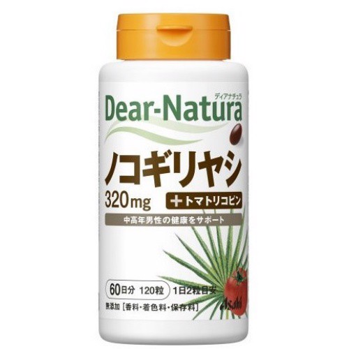 viên uống dear natura bổ sung Nokogiriyashi asahi bổ sung sinh lực phái mạnh 320mg 120 viên