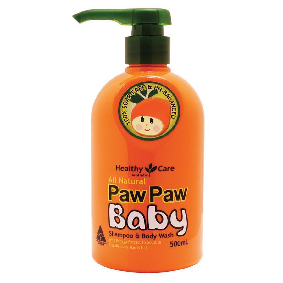 Sữa tắm gội Paw Paw Baby Healthy Care 500ml của Úc- An Mart