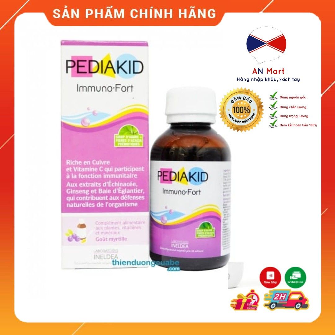 PEDIAKID IMMUNO-FORT TĂNG SỨC ĐỀ KHÁNG