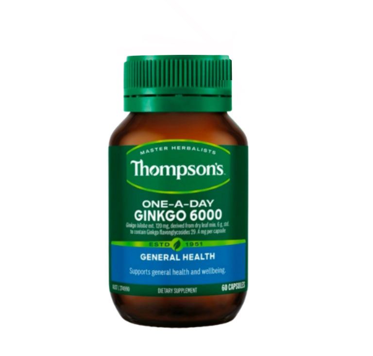 Bổ não Thompson's One A Day Ginkgo 6000mg Úc 60 viên- An Mart