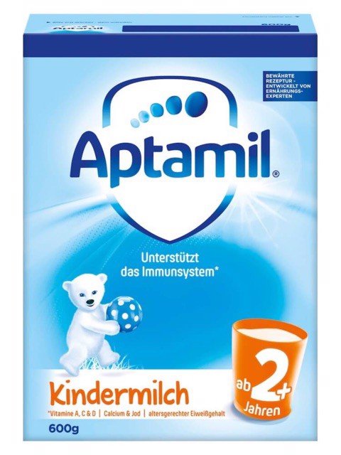 Aptamil Kindermilch 2+ cho bé từ 2 tuổi trở lên 600g