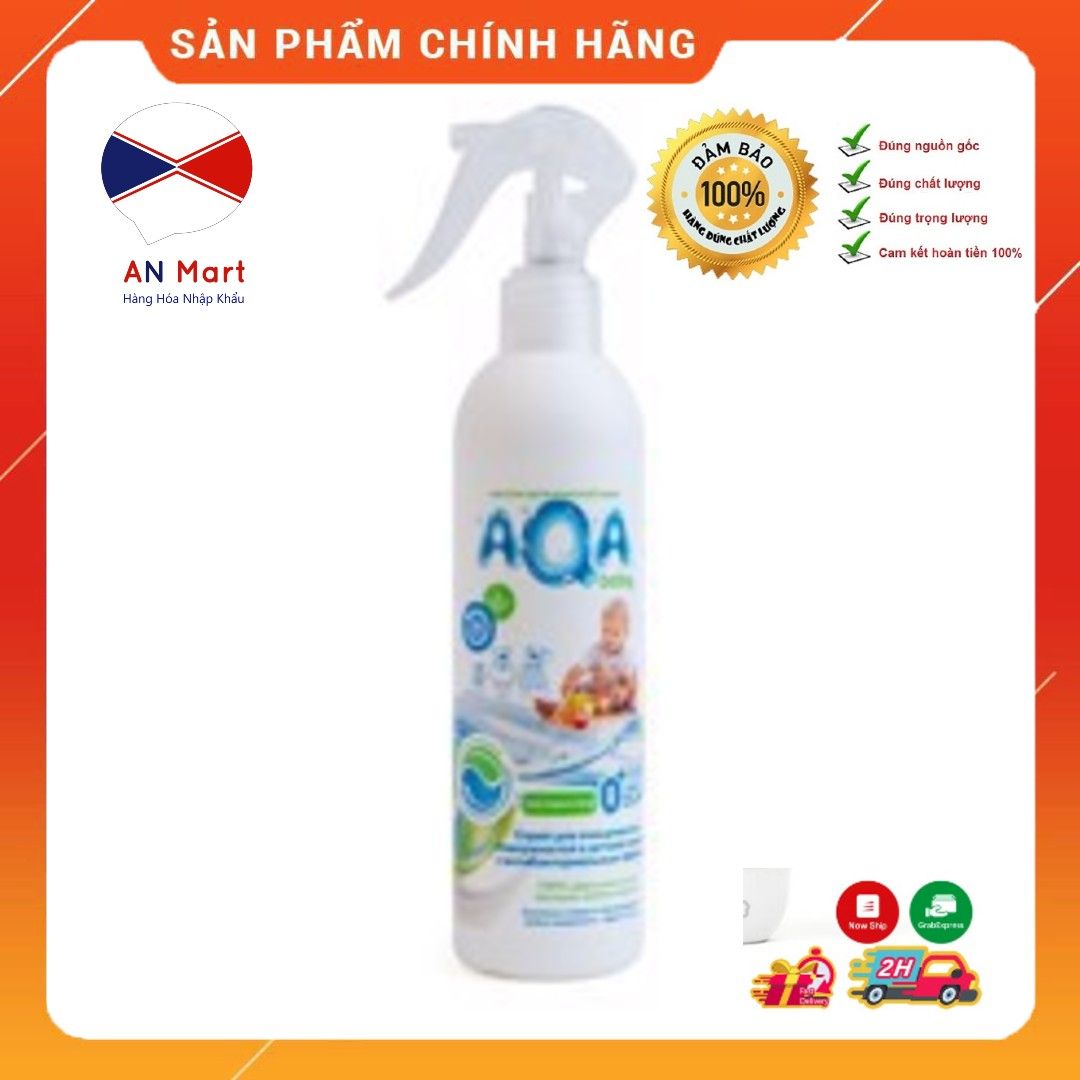 XỊT KHÁNG KHUẨN ORGANIC AQUA BABY của Nga Chai 300ml