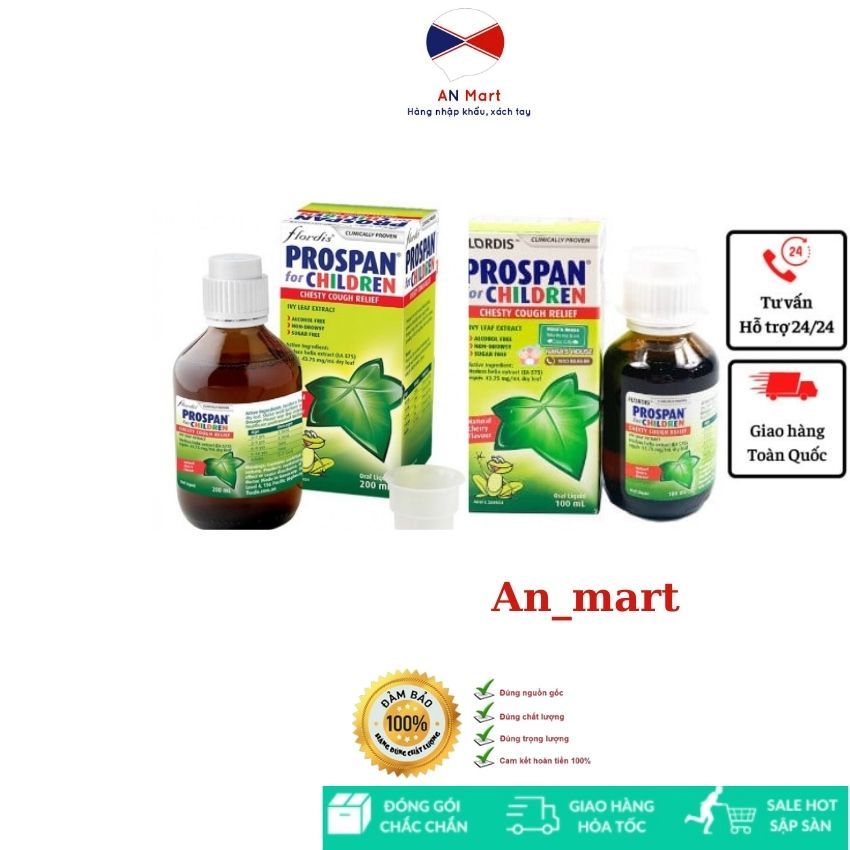 Prospan hỗ trợ trị ho tinh chất cô đặc của Úc- An Mart