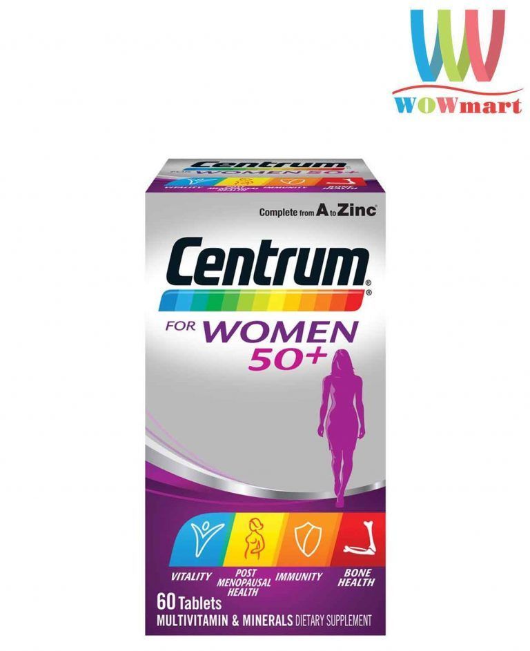 Vitamin tổng hợp cho phụ nữ trên 50 tuổi Centrum Women Úc- An Mart