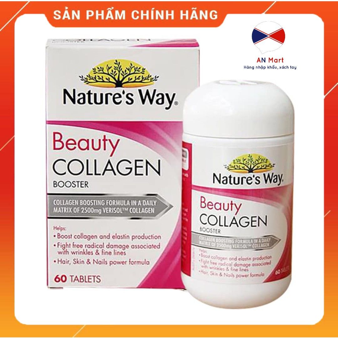 Viên Uống Collagen Natures Way Beauty Collagen Của Úc