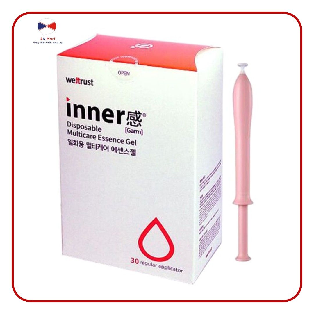 Dung dịch vệ sinh vùng kín Inner Disposable Multicare Essence Gel 30 ống của Hàn Quốc