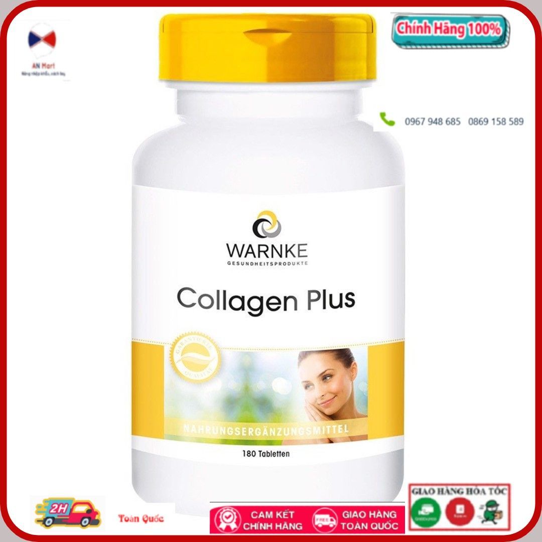 Collagen Plus Warnke lọ 180 viên