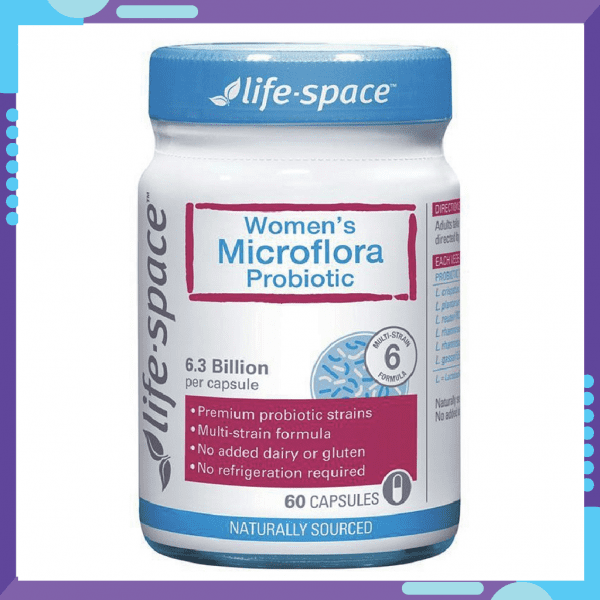 Men vi sinh cho nữ Life space Women's Microflora Probiotic 40 viên