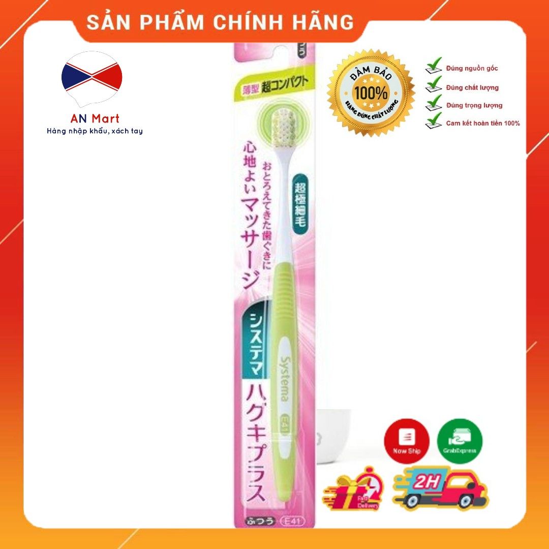 Bàn Chải Đánh Răng LION A41 Nhật Bản Màu Hồng