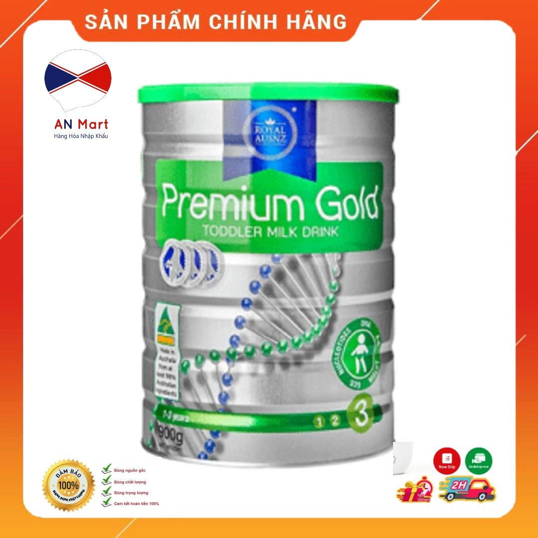 Sữa Hoàng Gia Úc PREMIUM GOLD TODDLER MILK DRINK SỐ 3 Cho Trẻ Từ 1 - 3 Tuổi