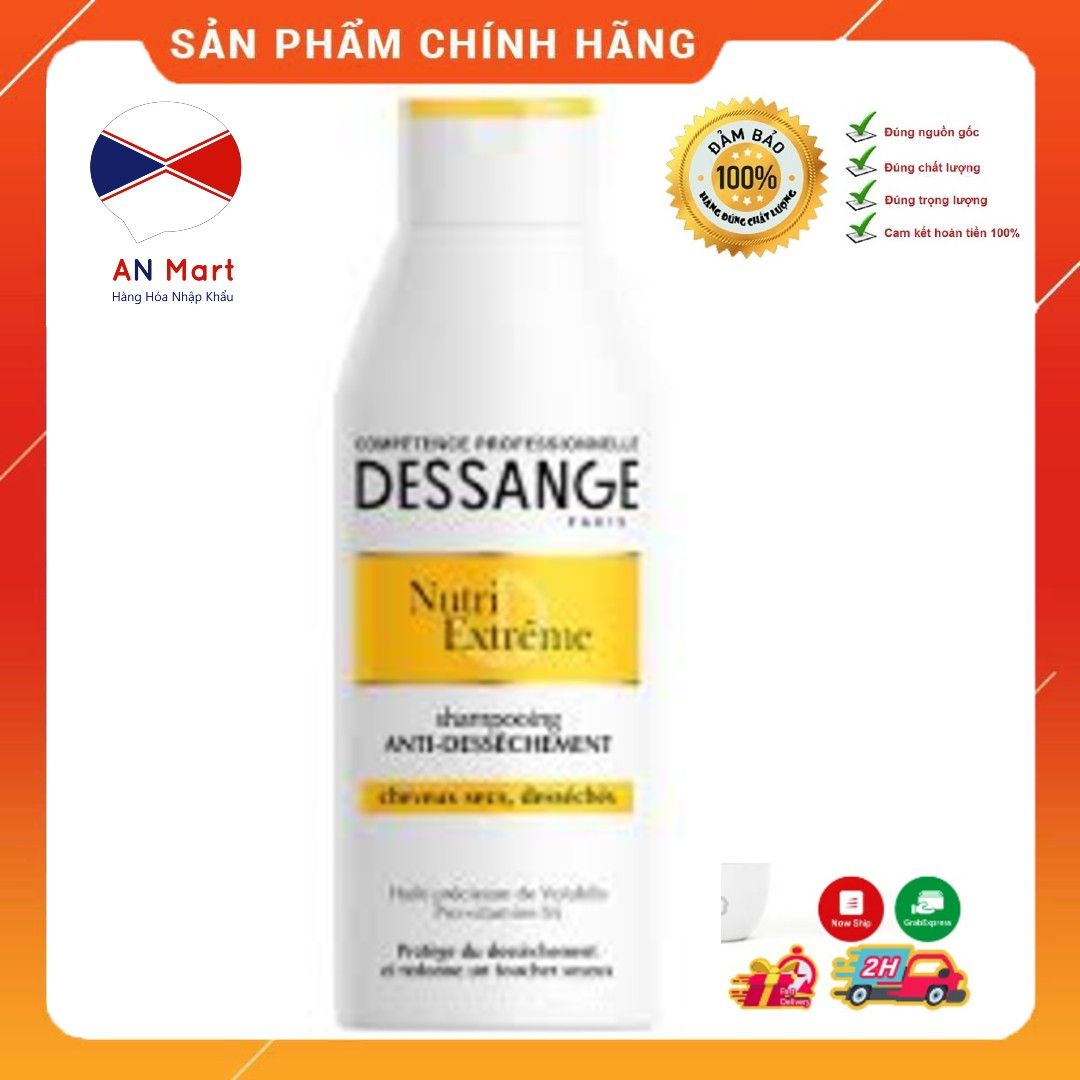 Dầu gội Dessange Nutri-Extreme của Pháp, dành cho tóc hư tổn