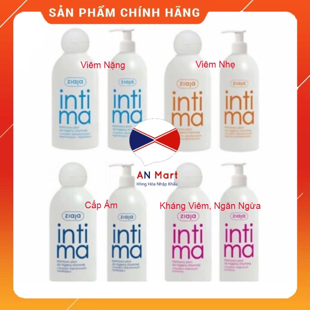 Dung Dịch Vệ Sinh Ziaja Intima Đủ Màu Đủ Cỡ - Ba Lan