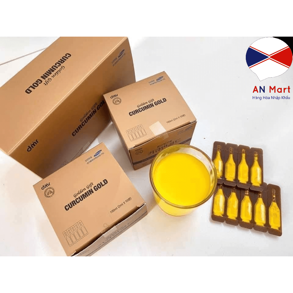 Tinh Chất Nghệ Nano Golden Gift Curcumin Gold Hàn Quốc 50Tép/100 Tép