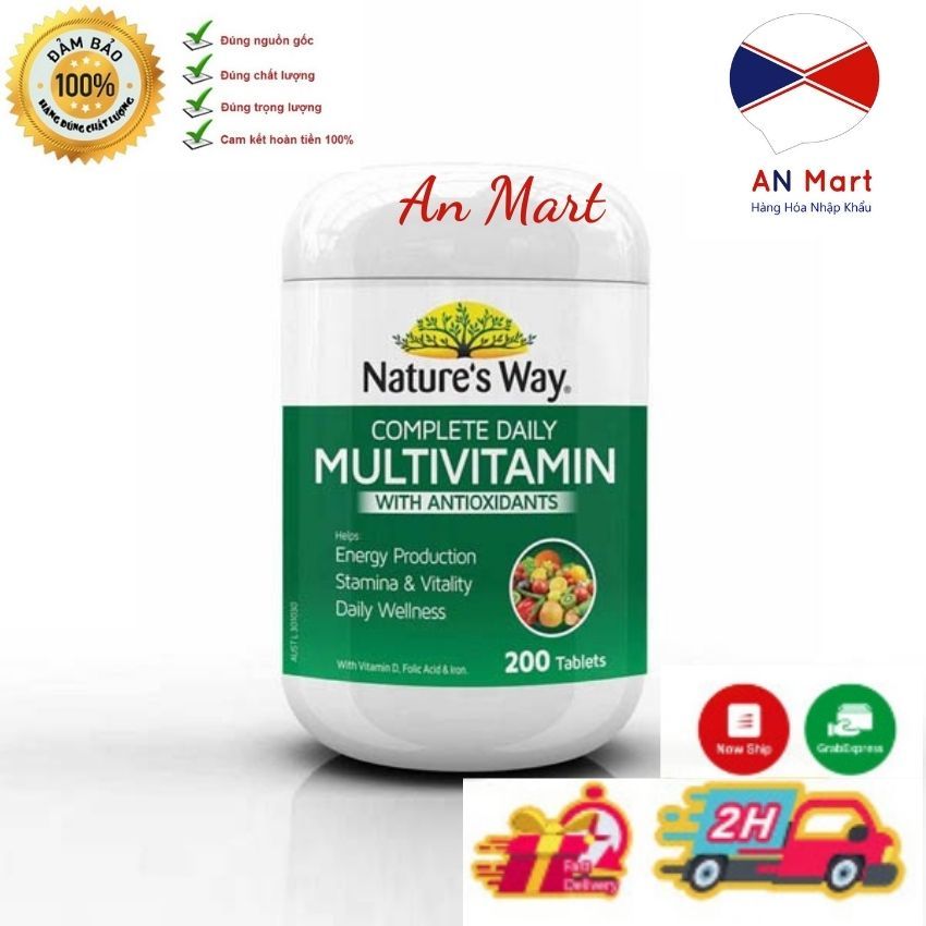 Vitamin tổng hợp Nature's Way Complete Multivitamin Úc- An Mart