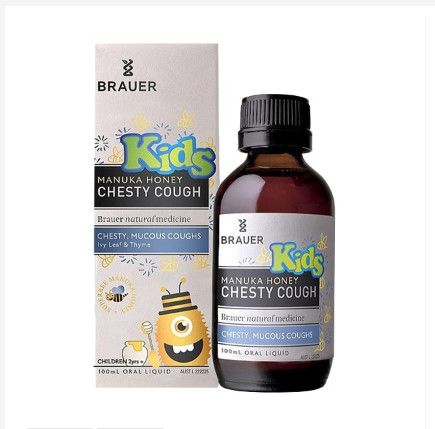 Siro trị ho long đờm Brauer Kids Chesty Cough 100ml Úc- An Mart