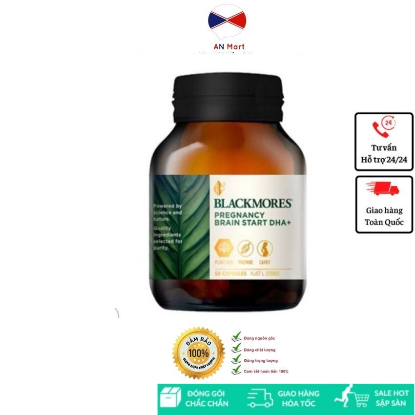 Blackmores Pregnancy Brain Start DHA+ 50 Capsules Úc- An Mart