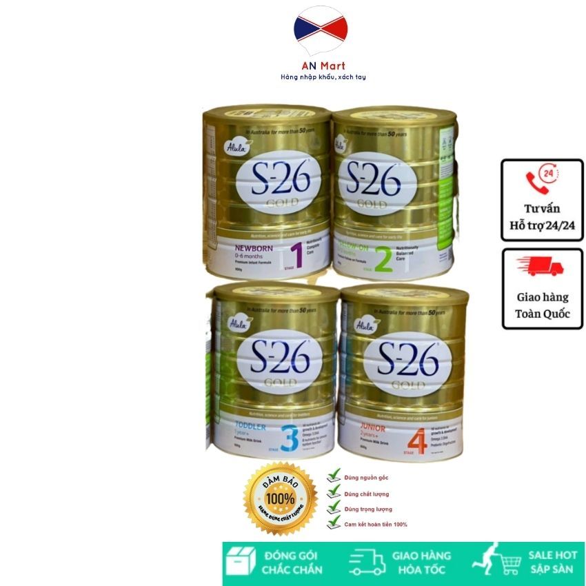 Sữa S26 Gold Alula Toddler 900g nội địa Úc. Anmart